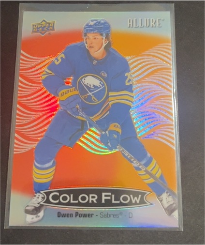 2024-25 Upper Deck Allure #CFL-42 Owen Power Color Flow — front
