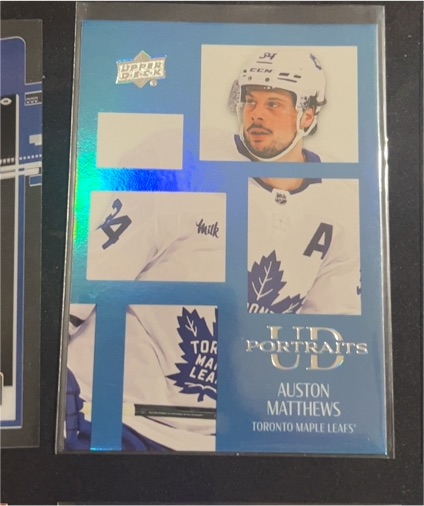2024-25 Upper Deck #P-12 Auston Matthews UD Portraits — front