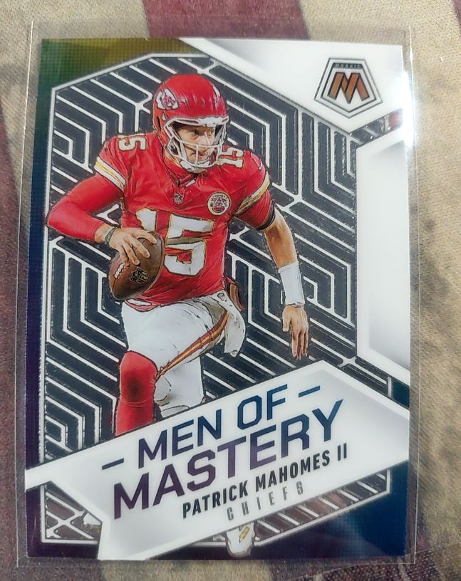 2025 Panini Mosaic #13 Patrick Mahomes II Men of Mastery — front