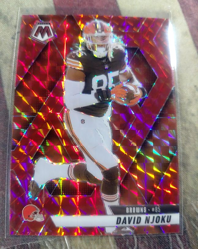 2025 Panini Mosaic #133 David Njoku — front