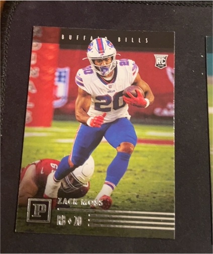 2020 Panini Chronicles #PA-26 Zack Moss — front