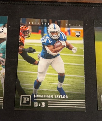 2020 Panini Chronicles #PA-12 Jonathan Taylor — front