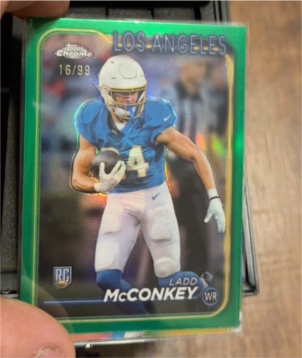 2024 Topps Chrome #212 Ladd McConkey — front