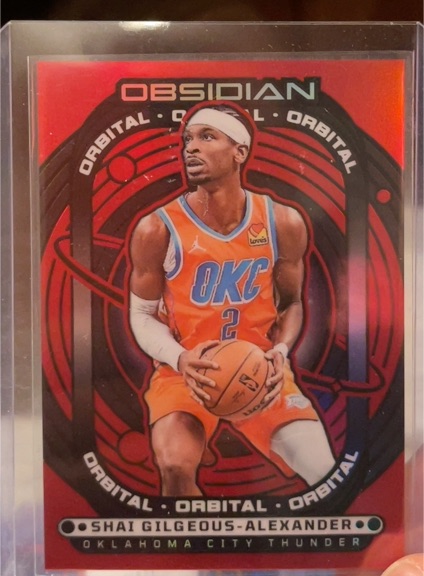 2024 Panini Obsidian Orbital #10 Shai Gilgeous-Alexander — front