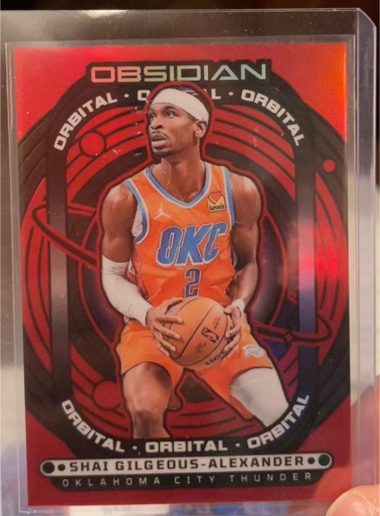 2024-25 Panini Obsidian Orbital #2 Shai Gilgeous-Alexander — front