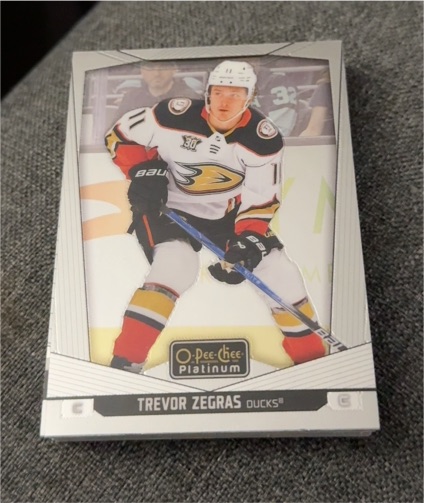 2024-25 O-Pee-Chee Platinum #54 Trevor Zegras — front