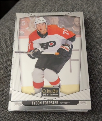2024-25 O-Pee-Chee Platinum #86 Tyson Foerster — front