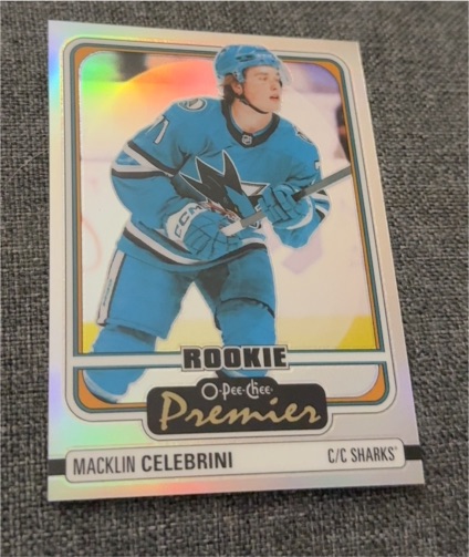 2024-25 O-Pee-Chee Premier #P-97 Macklin Celebrini — front