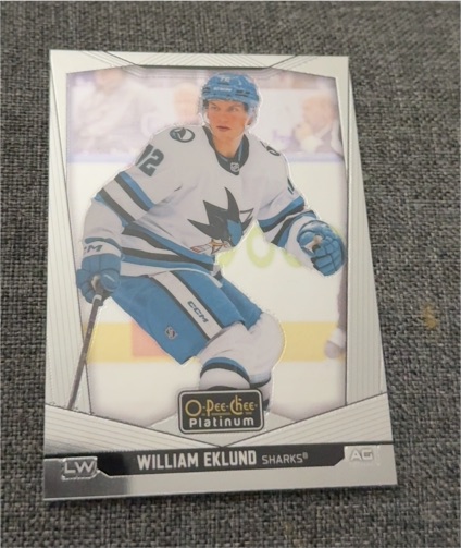 2024-25 O-Pee-Chee Platinum #AG William Eklund — front