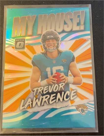 2021 Donruss Optic #MH-1 Trevor Lawrence My House! — front