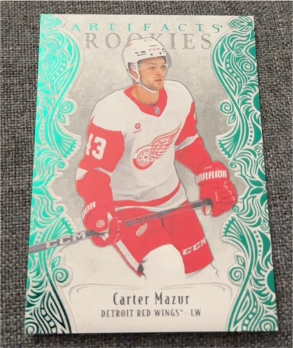 2025-26 Upper Deck Artifacts #192 Carter Mazur — front
