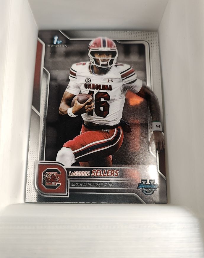 2025 Bowman Chrome University #168 LaNorris Sellers — front