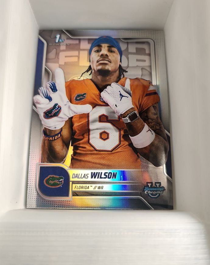 2025 Bowman University Chrome #181 Dallas Wilson — front