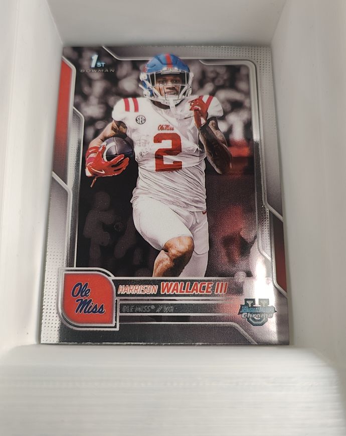 2025 Bowman Chrome University #157 Harrison Wallace III — front
