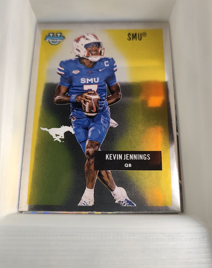 2025 Bowman University Chrome #55AV-10 Kevin Jennings 1955 Bowman Football — front