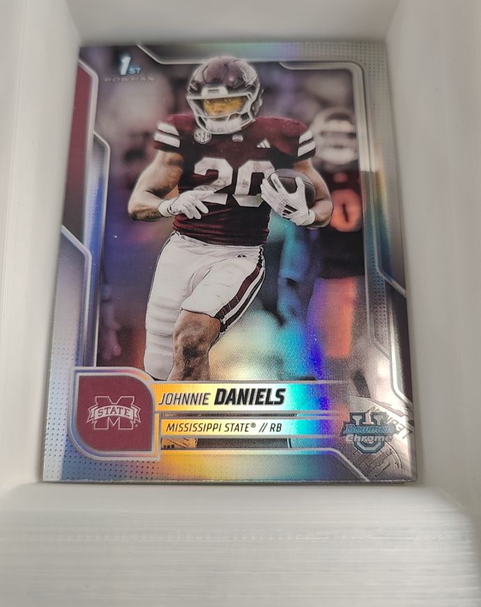 2025 Bowman Chrome University #148 Johnnie Daniels — front