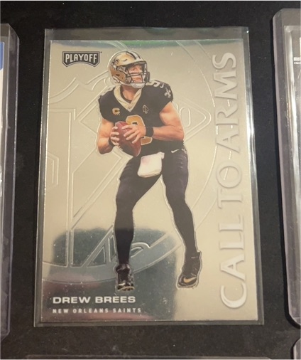 2020 Panini Playoff #CA-8 Drew Brees Call to Arms — front