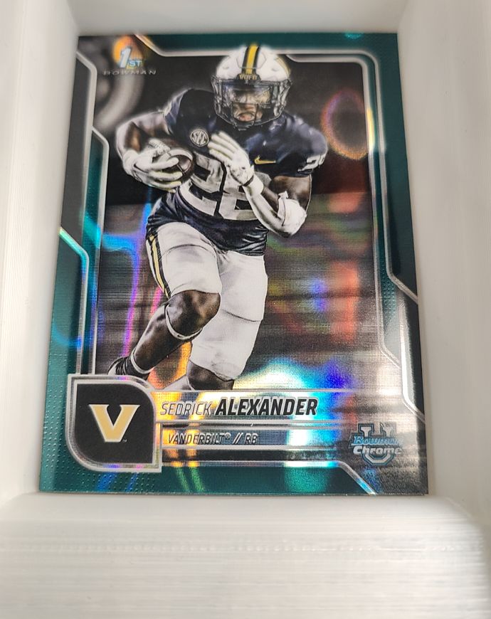 2025 Bowman University Chrome #14 Sedrick Alexander — front