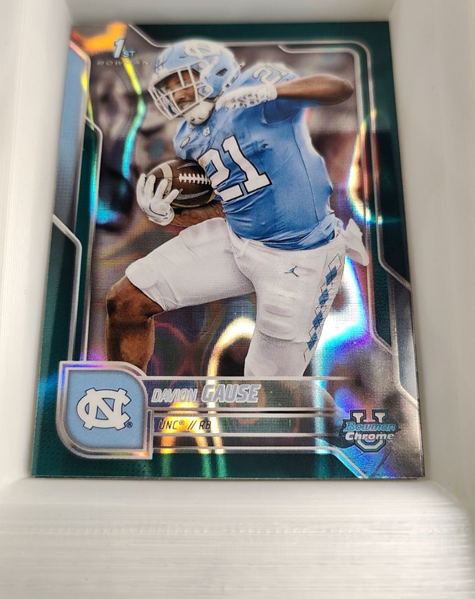 2025 Bowman Chrome University #105 Davion Gause — front