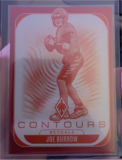 2025 Panini Phoenix #7 Joe Burrow Contours — front