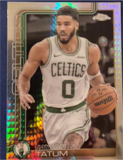 2025-26 Topps Chrome #49 Jayson Tatum — front