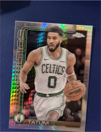2025-26 Topps Chrome #49 Jayson Tatum — front