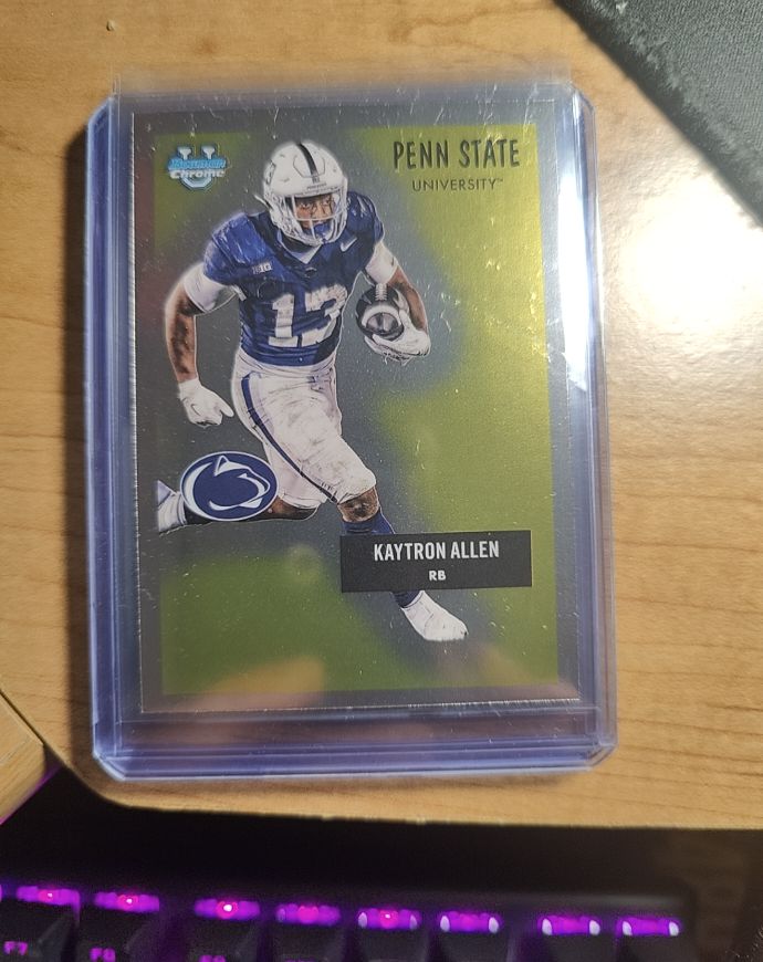 2025 Bowman Chrome University #55AV-25 Kaytron Allen — front