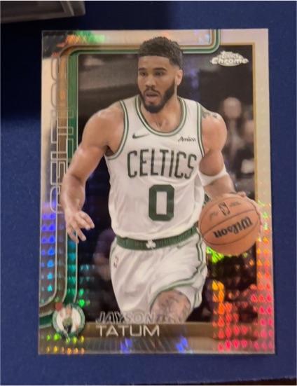 2025-26 Topps Chrome #49 Jayson Tatum — front