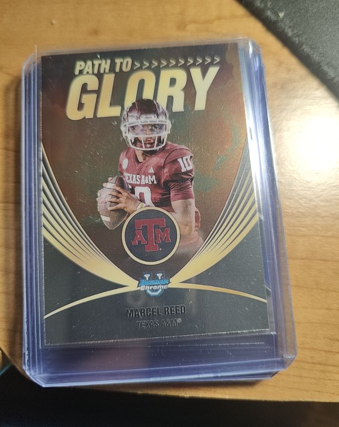 2025 Bowman University Chrome Path to Glory #PG-4 Marcel Reed — front