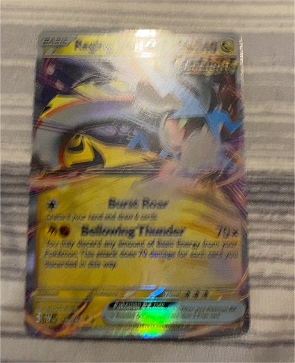 2012 Pokemon TCG Raikou EX #38 — front