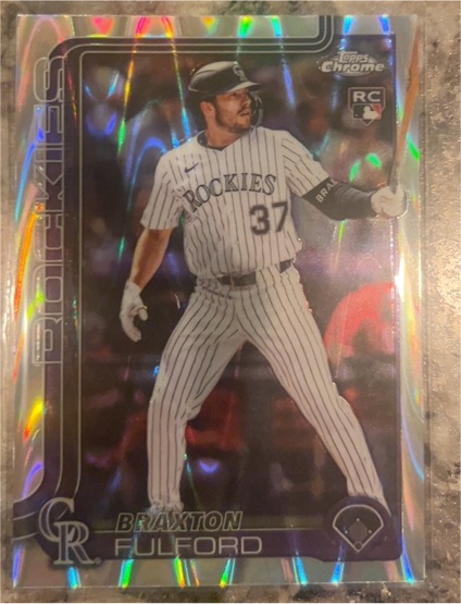 2025 Topps Chrome Update #USC199 Braxton Fulford — front