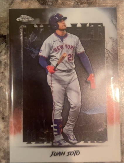 2025 Topps Chrome Update #NT-8 Juan Soto Night Terrors — front