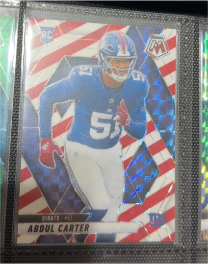 2025 Panini Mosaic #317 Abdul Carter — front