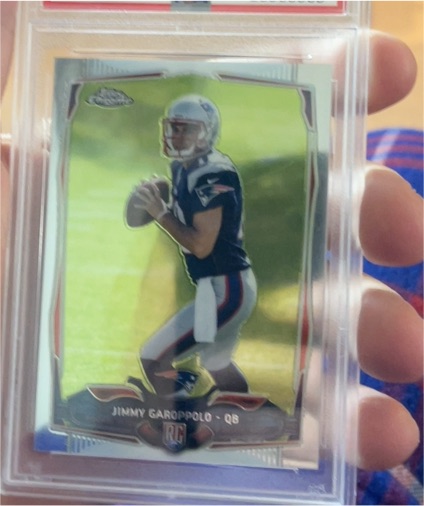 2014 Topps Chrome #150 Jimmy Garoppolo — front