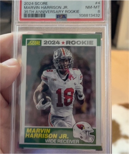 2024 Score #4 Marvin Harrison Jr. — front