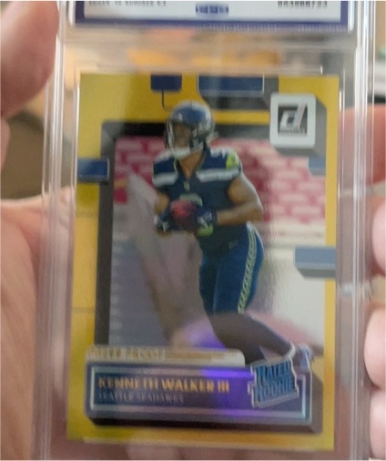 2022 Donruss #318 Kenneth Walker III — front