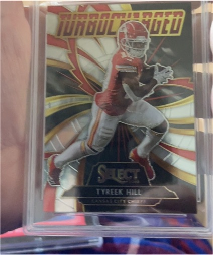 2020 Panini Select #T1 Tyreek Hill Turbocharged Kansas City Chiefs — front