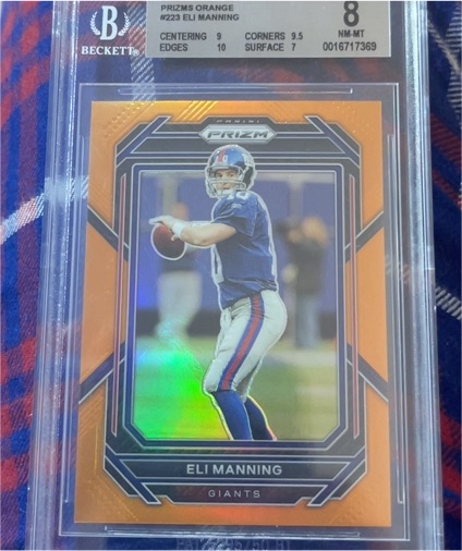 2022 Panini Prizm #223 Eli Manning — front
