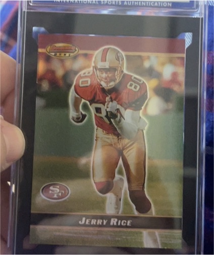 2000 Bowman's Best #12 Jerry Rice — front