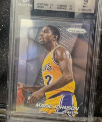 2014-15 Panini Prizm #175 Magic Johnson — front