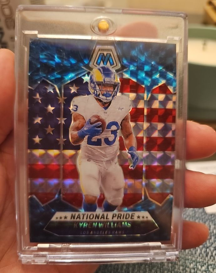 2024 Panini Mosaic #258 Kyren Williams National Pride Red Mosaic — front