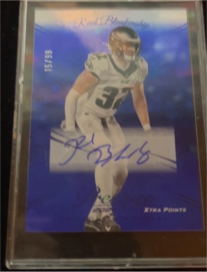 2024 Panini Prestige #243 Reed Blankenship Xtra Points Premium Blue Signatures — front