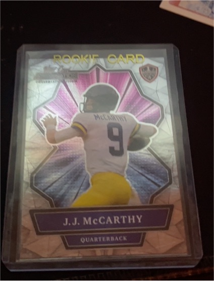 2021 Wild Card Alumination NIL Collegiate Edition #ANBC-1 J.J. McCarthy — front