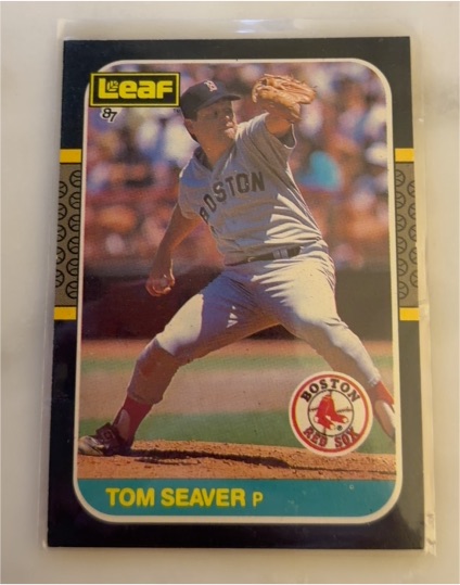 1987 Leaf #263 Tom Seaver — front
