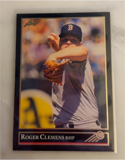 1992 Leaf #19 Roger Clemens — front