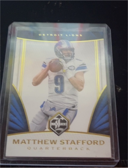 2016 Panini Limited #3 Matthew Stafford — front