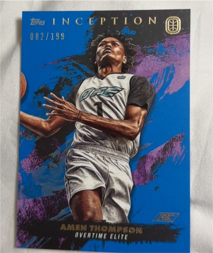 2021 Topps Inception Overtime Elite #082 Amen Thompson — front