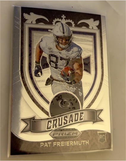 2021 Panini Prizm Draft Picks Crusade #173 Pat Freiermuth — front
