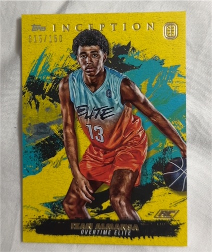 2021-22 Topps Inception Overtime Elite #25 Izan Almansa — front