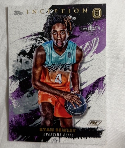 2021-22 Topps Inception Overtime Elite #4 Ryan Bewley — front